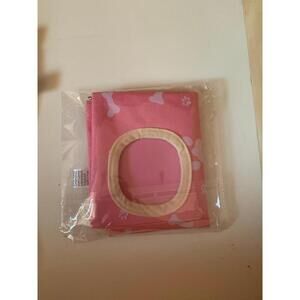 Pink and White Paw Print and Bone Hay Bag​